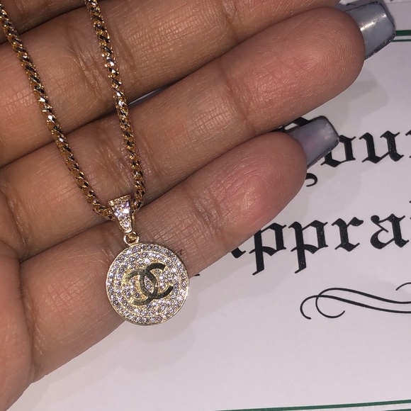 10k solid gold REAL GOLD NOT plated FREE Appraisal Stunning custom made necklace - Picture 5 of 8